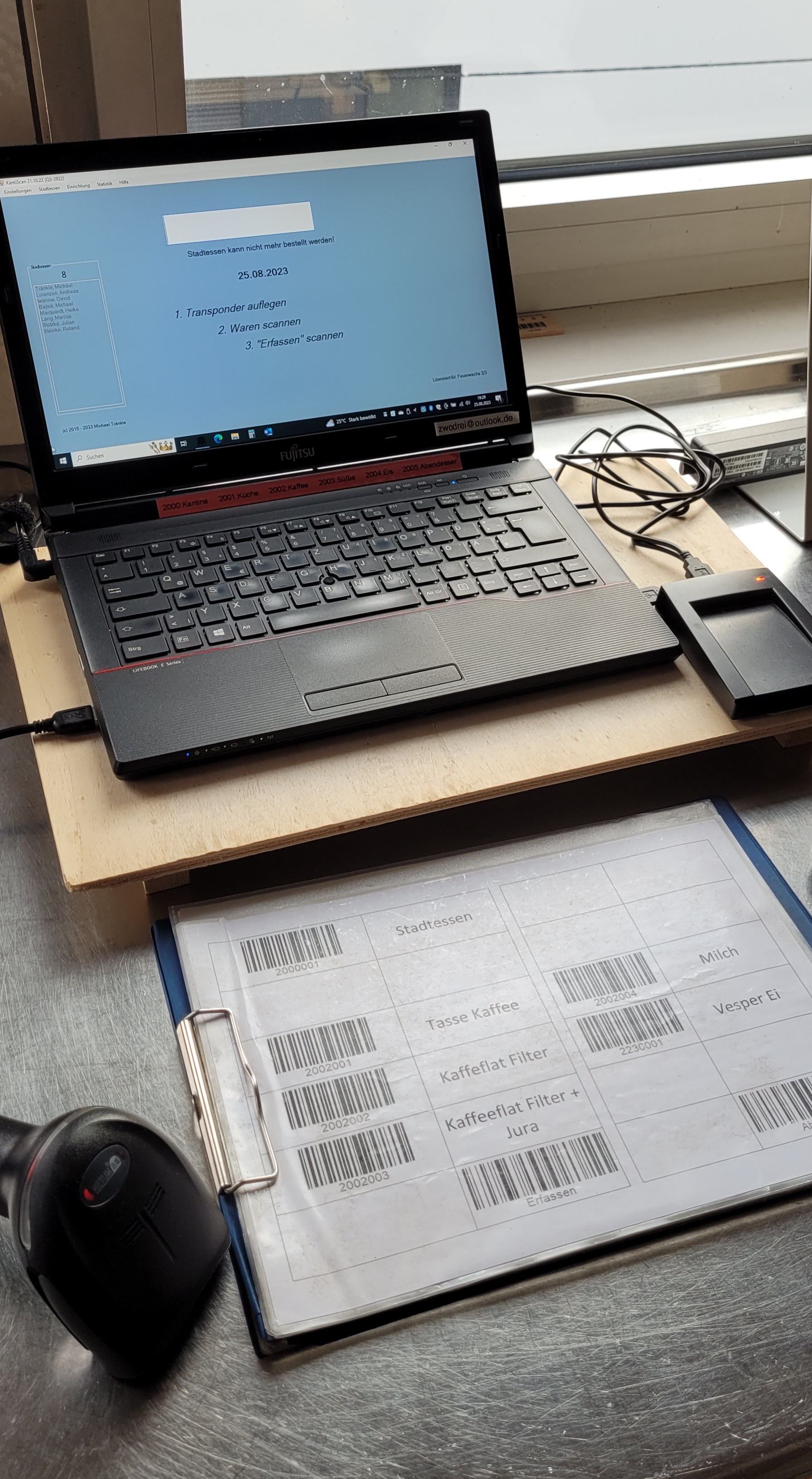 KantiScan - Laptop Erfassung
